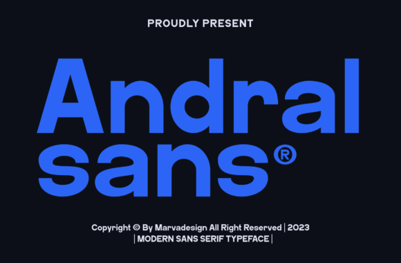 Andral: A Modern Sans Serif Font for Cleaner Editorial Design