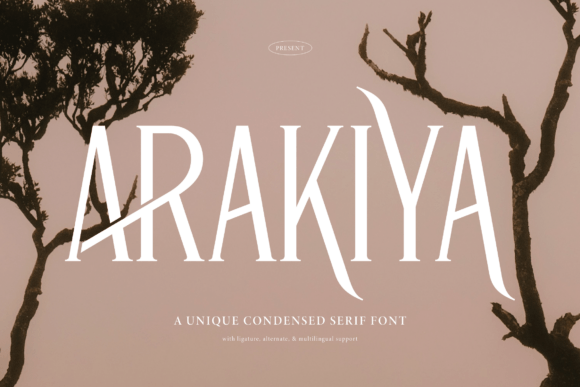 Arakiya: A Serif Font for Modern Branding and Design