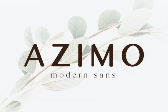 Azimo Modern Sans Font for Professional Branding