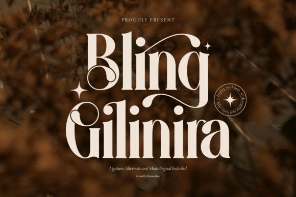 Bling Gilinira: A Modern Serif Font for Digital Branding