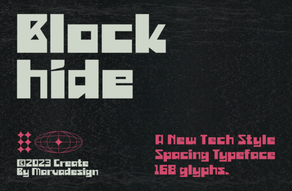 Blockhide Font for Modern Editorial Design
