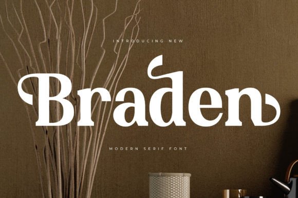 Braden Serif Font for Editorial Design