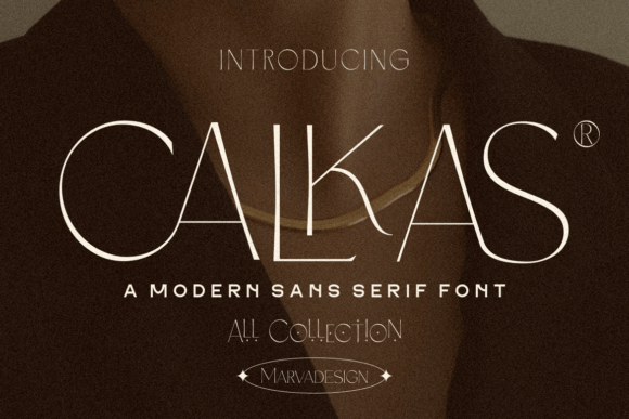Calkas Font for Modern Web Design