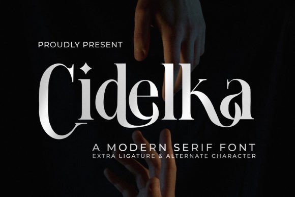 Cidelka: A Modern Serif Font for Editorial Elegance