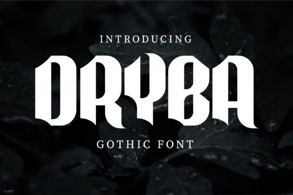 Dryba: A Modern Gothic Font for Strong Branding