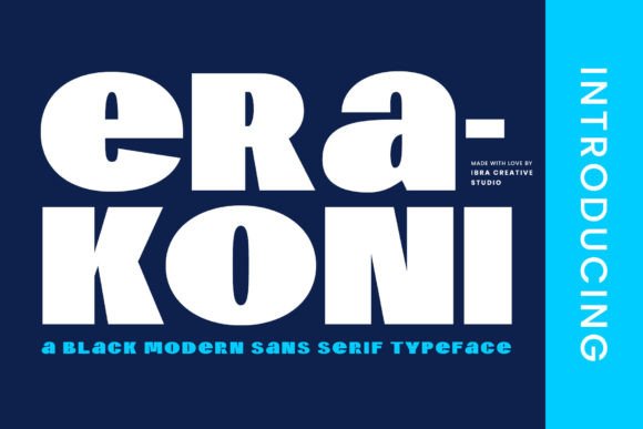 Erakoni: A Modern Sans Serif Font for Professional Branding