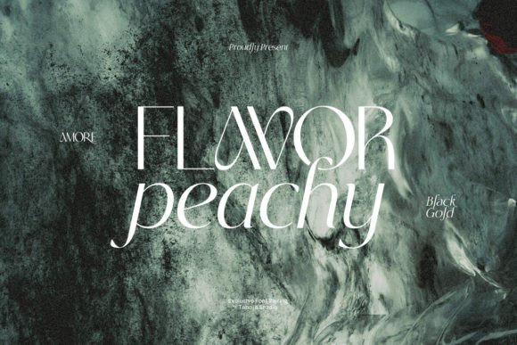 Flavor Peachy: A Serif Font for Editorial Design