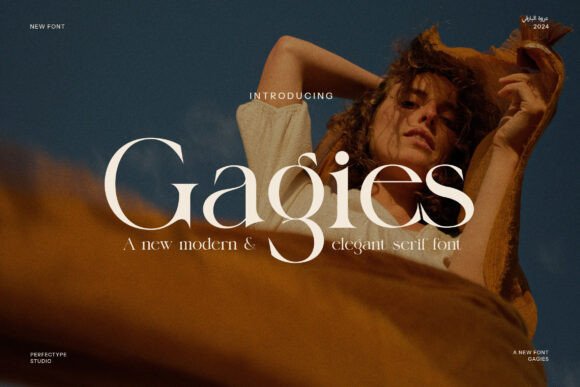 Gagies Modern Serif Font for Editorial Design