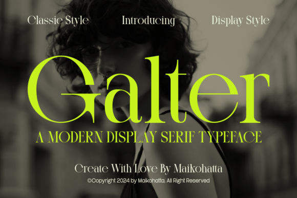 Galter Serif Font for Modern Web Design