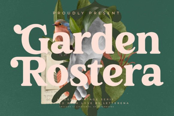 Garden Rostera: A Serif Font That Elevates Branding Projects