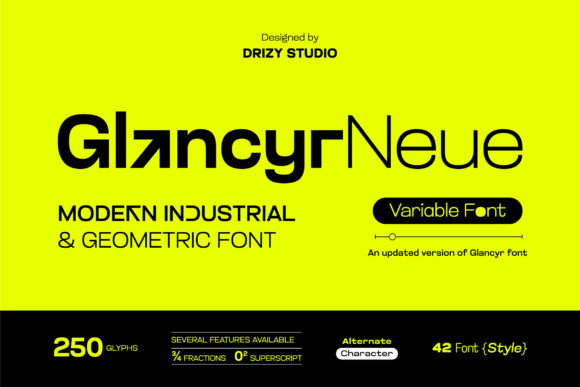 Glancyr Neue for Handmade Creations