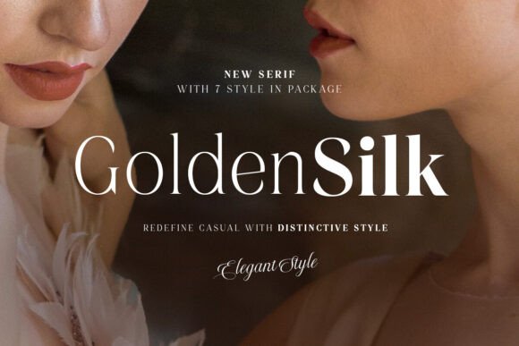 Golden Silk: A Designer's Take on a Luxurious Serif Font
