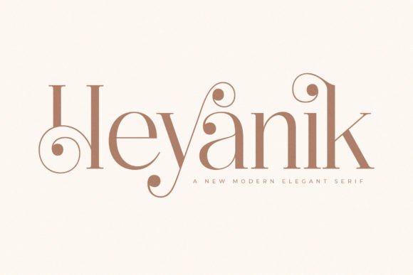 Heyanik: A Serif Font with Modern Elegance