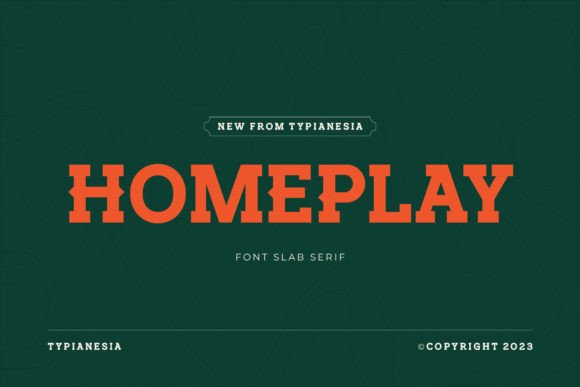 Homeplay Font for Modern Editorial Design