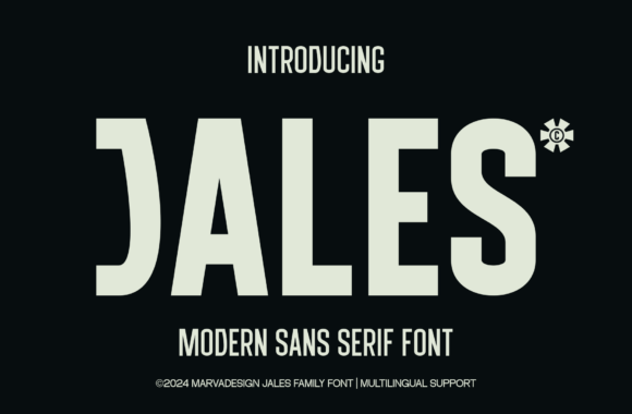 Jales Font for Modern Branding Projects