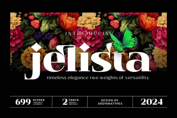 Jelista Serif Font for Professional Branding