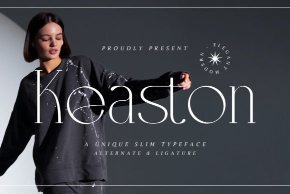 Keaston: A Slim Serif Font for Modern Branding