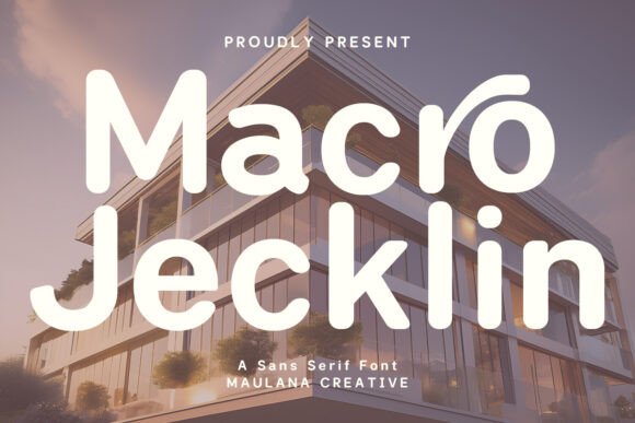 Macro Jecklin: A Modern Sans Serif Font for Digital Marketing