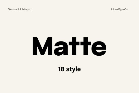 Matte: A Modern Font for Handmade Creations