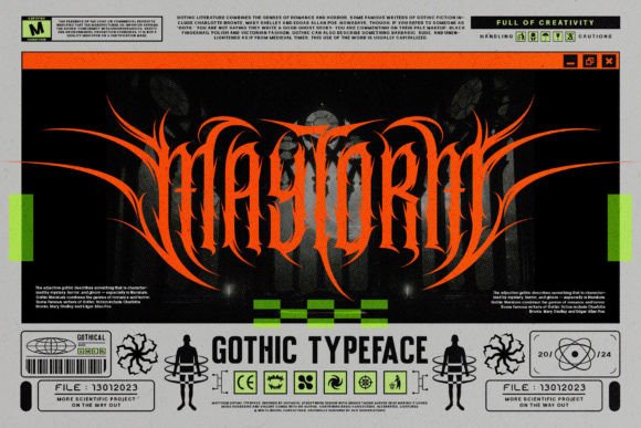 Maytorm: A Bold Blackletter Font for Editorial Impact