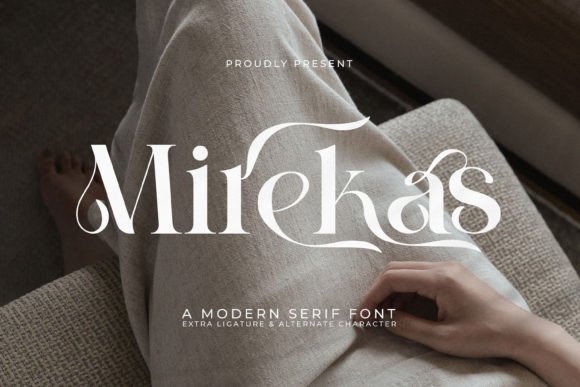Mirekas: A Modern Serif Font for Digital Branding