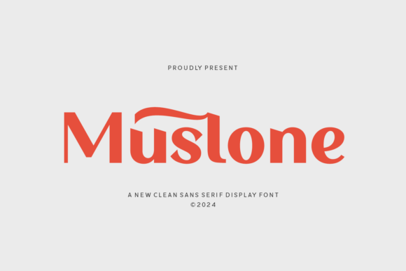 Muslone: A Modern Sans Serif Font for Creative Makers