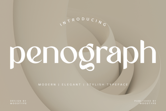 Penograph: A Modern Sans Serif Font for Branding Projects