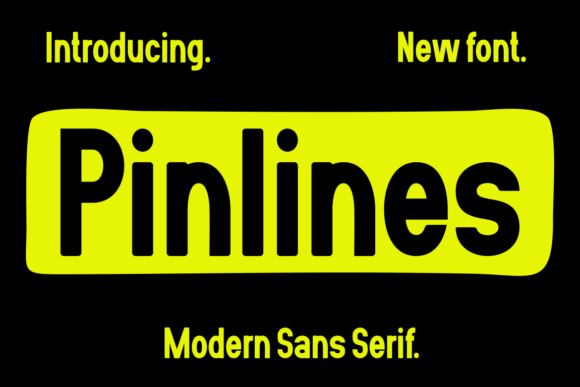 Pinlines: A Modern Font for Small Business Branding