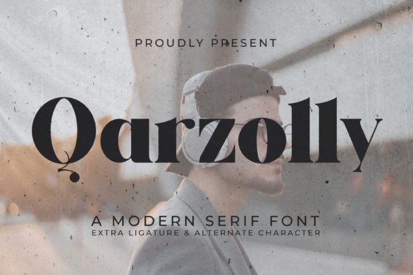 Qarzolly: A Modern Serif Font for Web Design