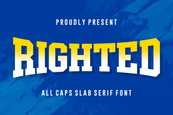 Righted: A Bold Slab Serif Font for Modern Web Design