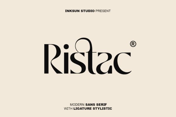 Ristac – A Modern Sans Serif Font for Crafters and Designers