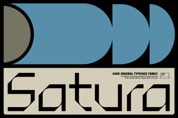 Satura: The Modern Sans Serif Font for Bold Campaigns