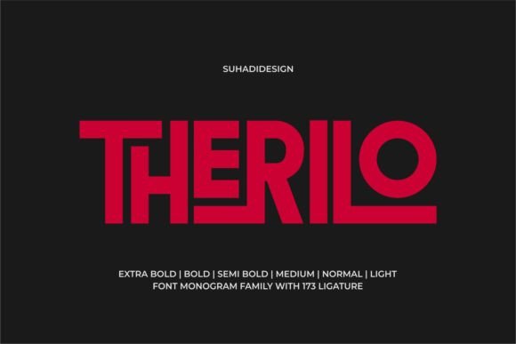Therilo: A Modern Sans Serif Font for Polished Branding