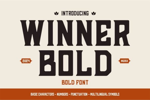 Winner Bold: A Serif Font for Editorial Elegance