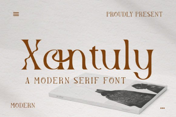 Xantuly Serif Font for Modern Branding